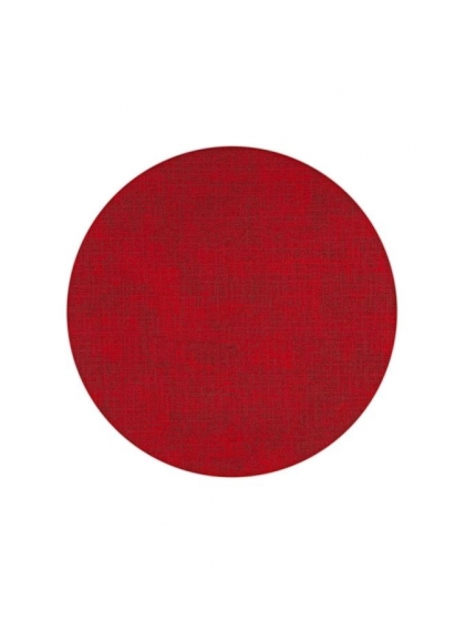 Guzzini, TOVAGLIETTA TONDA DOUBLE-FACE FABRIC ROSSA